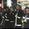 آیین گرامیداشت یاد آتش نشانان حادثه پلاسکو تهران در مقابل ایستگاه آتش نشانی شهرستان بروجرد به روایت تصویر