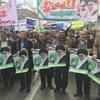 حضور شکوهمند کارگزاران حج و زیارت استان لرستان  همگام با مردم در راهپیمایی یوم الله 22 بهمن