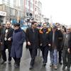 حضور مدیر حج و زیارت استان لرستان به همراه جمعی از کارگزاران در راهپیمایی 22 بهمن