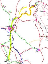 جهت مشاهده آلبوم كليك نماييد:  نقشه راهنمای مرز خسروی تا نجف اشرف